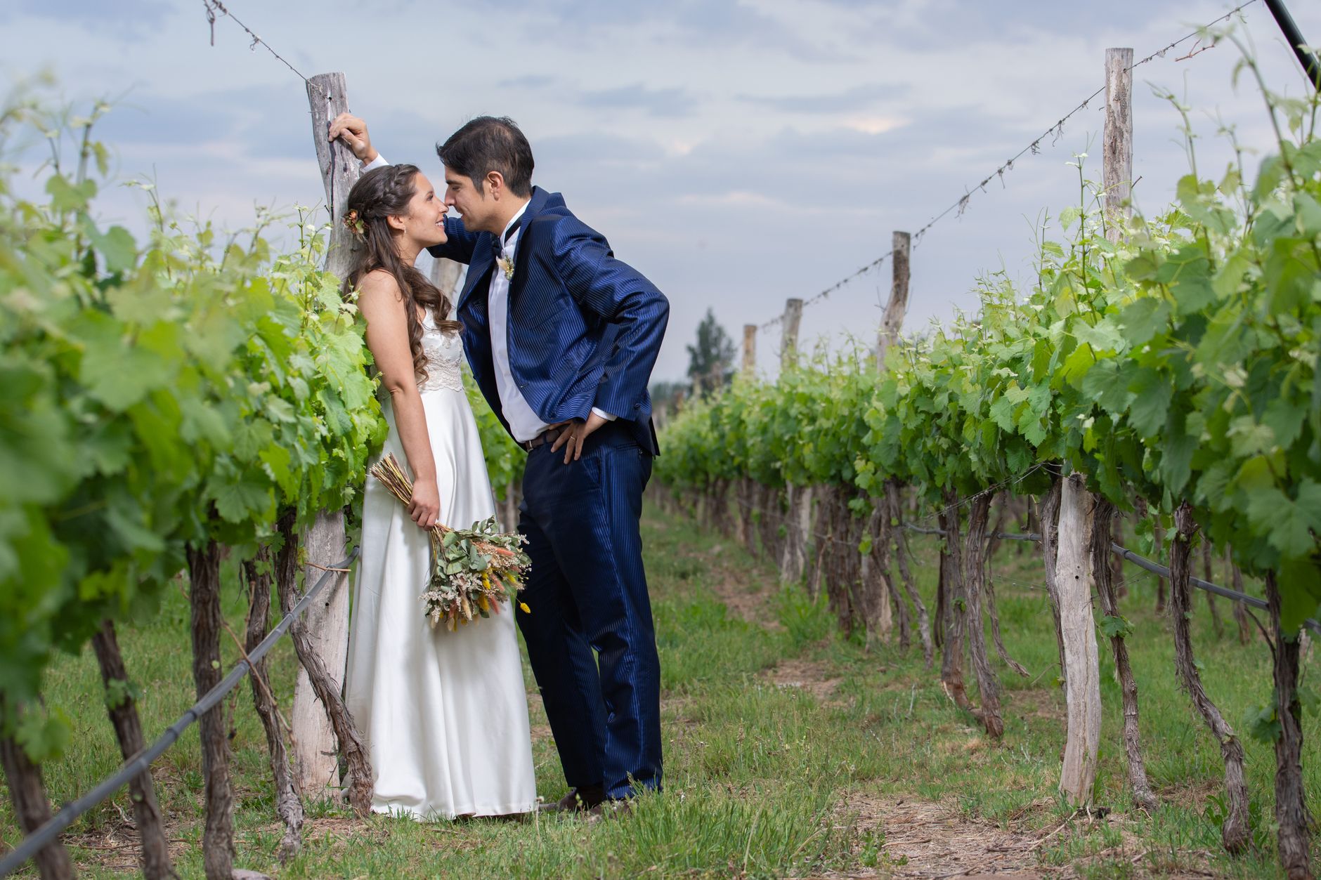 Decoración para bodas en viñedos