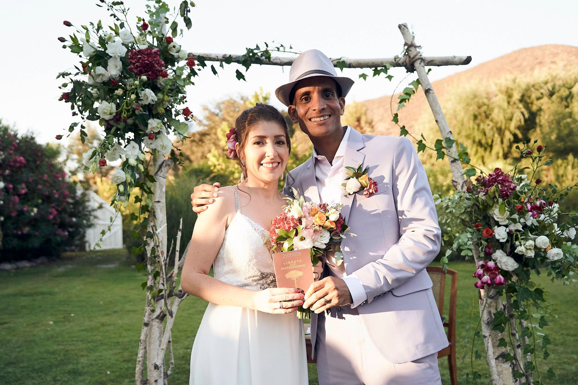 Decoración de boda en ejecución